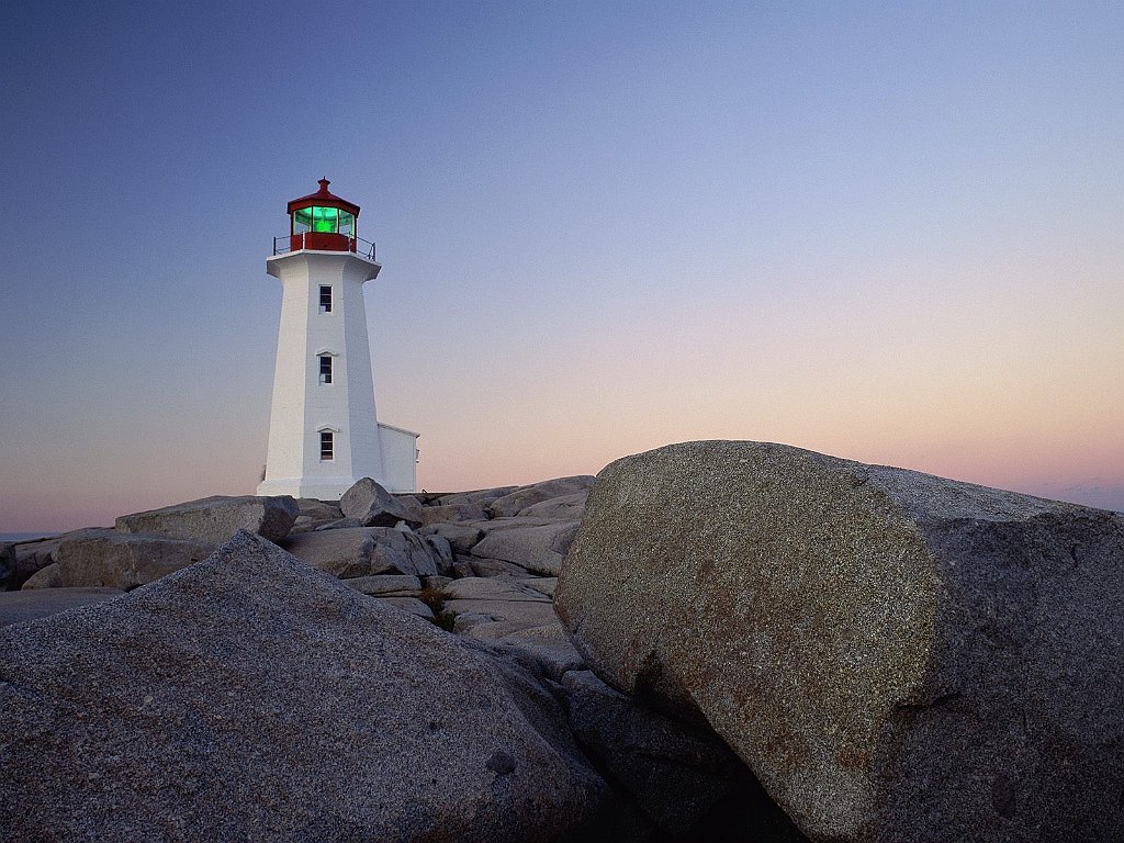 Peggy's Point Lighthouse, Peggy's Cove, St. Margaret's Bay, Nova Scotia